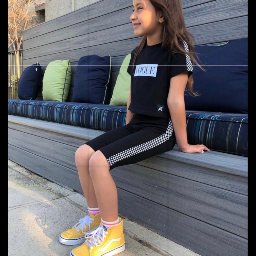 Girls clothing two piece set